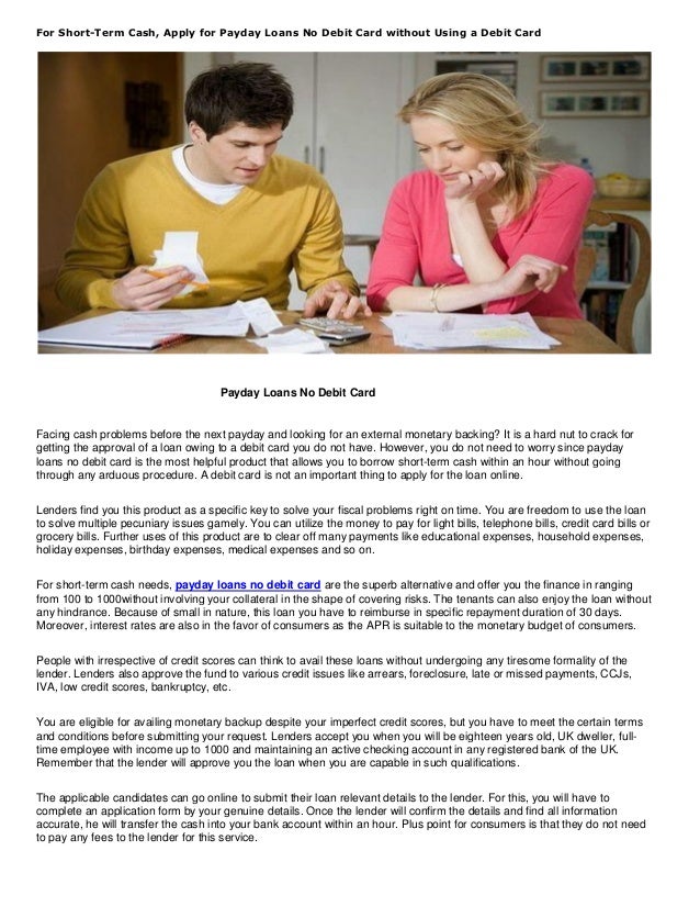 fast cash financial loans by using charge minute card